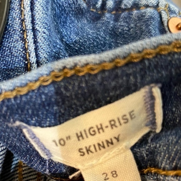 Madewell 10” High Rise Skinny Jeans 28 - Picture 4 of 6